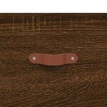 vidaXL Buffet haut chêne marron 69 5x31x115 cm bois d'ingénierie
