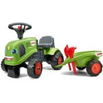 Porteur tracteur enfant avec remorque pelle et rateau claas