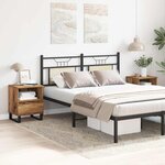 vidaXL Tables de chevet 2 Pièces vieux bois 40x35x50 cm bois d’ingénierie