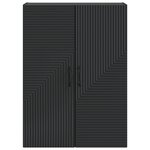 vidaXL Armoire Murale Noir 66 x 34 5 x 90 cm Bois d'ingénierie