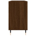 vidaXL Armoire salle de bain chêne marron 80x33x60cm bois d'ingénierie