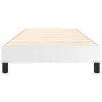 vidaXL Cadre de lit sans matelas blanc 90x200 cm similicuir