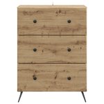 vidaXL Armoire à tiroirs 66 x 34 5 x 90 cm Bois d'ingénierie