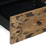 vidaXL Meuble TV Marron 105 x 33 5 x 46 cm Bois de mangue massif