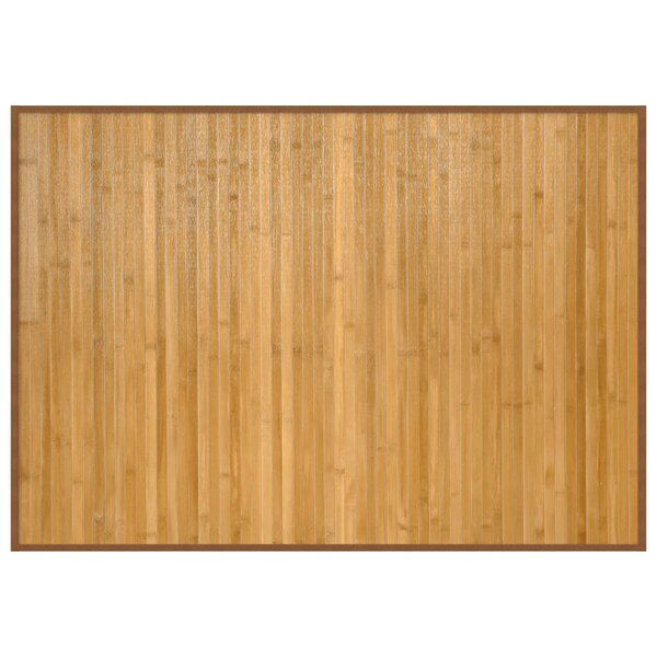 vidaXL Tapis rectangulaire naturel 70x100 cm bambou