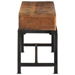 vidaXL Meuble TV 110x30x46 cm bois massif de récupération