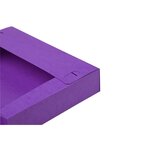 Boite De Classement Cartobox Dos 60mm Carte Lustrée - A4 - Violet - X 10 - Exacompta