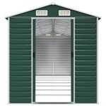 vidaXL Abri de jardin vert 191x640x198 cm acier galvanisé