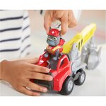 Spin Master 6066539 - Rubble & Crew - Véhicule de construction de grue avec figurine Charger