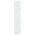 vidaXL Ensemble de Meubles 2 Pièces Blanc brillant 66 x 34 5 x 95 cm
