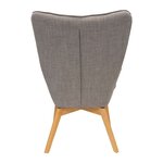 Fauteuil en tissu style scandinave Helsinki