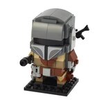 Lego brickheadz star wars 75317 - le mandalorien et l'enfant - mandalorian & the child