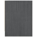 vidaXL Table de chevet Gris 40x30 5x40 cm Bois de pin massif