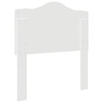 vidaXL Tête de lit Blanc 90 cm Bois d'ingénierie