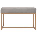 Banc banquette 80 cm gris velours 02_0010752