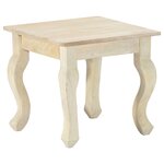 vidaXL Table d'appoint 43 x 43 x 40 cm Bois de manguier massif