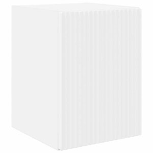vidaXL Meuble TV mural Blanc 30 x 31 x 40 cm Bois d'ingénierie