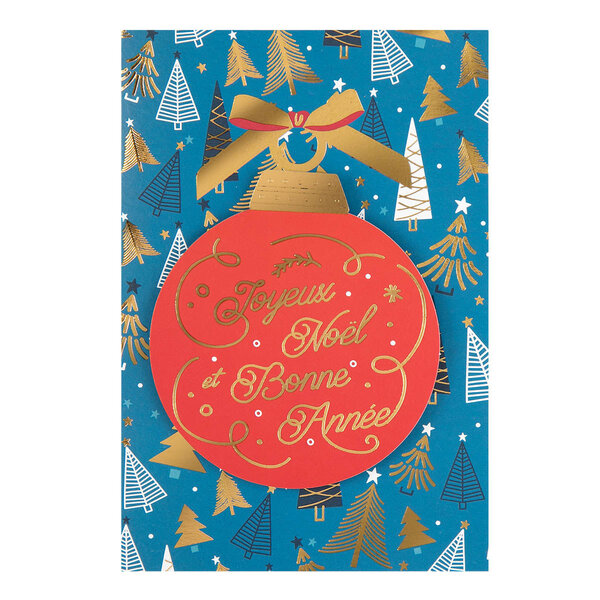 Carte De Vœux Noël Chic Noël Sapin - Draeger paris