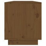 vidaXL Meuble TV Marron miel 110 5x34x40 cm Bois de pin massif