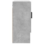 vidaXL Armoire murale gris béton 60x31x70 cm bois d'ingénierie