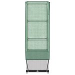 vidaXL Jardinière surélevée avec housse aspect rotin 40x40x139 cm