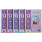 Protège-documents 18x23cm En Polypropylène Kreacover Pastel 40 Vues - A5 - Couleurs Assorties - Exacompta