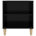 vidaXL Meuble TV Noir 102x44 5x50 cm Bois d'ingénierie