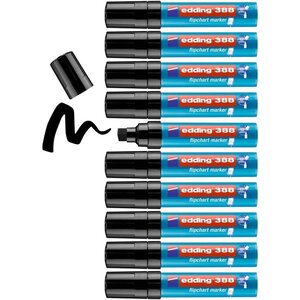 Marqueur pour chevalets 388 noir 4-12 mm x 10 EDDING