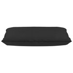 vidaXL Coussins de canapé palette 3 Pièces Noir Tissu