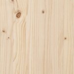 vidaXL Cadre de lit extra long sans matelas 180x220 cm bois massif