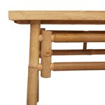 Banc de jardin vidaXL 80x38x45 cm en bambou