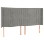 vidaXL Sommier à lattes de lit matelas et LED Gris clair 200x200 cm