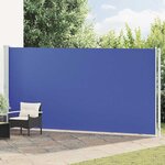 vidaXL Auvent latéral rétractable de patio 200x600 cm Bleu