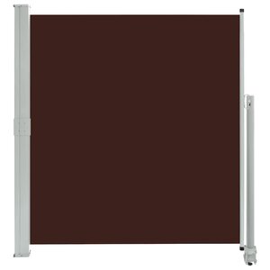 vidaXL Auvent latéral rétractable de patio 160x300 cm Marron