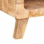 vidaXL Table d'appoint Marron 40 x 40 x 49 cm Bois de mangue massif