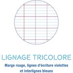 Cahier 8000 POLYPRO 24 x 32 cm 96 Pages 90g Violet CALLIGRAPHE