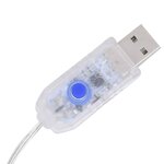 vidaXL Guirlande de sapin de Noël 320 LED colorées 375 cm