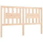 vidaXL Cadre de lit sans matelas 160x200 cm bois massif