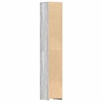 vidaXL Armoire de bain Sonoma gris 30x30x183 5 cm Bois d'ingénierie