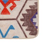 vidaXL Tapis lavable multicolore 120x180 cm antidérapant