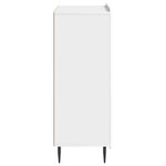 vidaXL Buffet Blanc brillant 66 x 34 5 x 92 cm Bois d'ingénierie