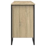 vidaXL Armoire lavabo de salle de bain chêne sonoma 91x35x60 cm