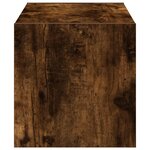 vidaXL Étagère à chaussures empilable chêne fumé 60x30x30 5 cm