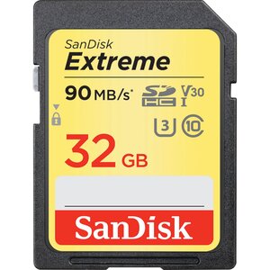 Sandisk Carte SDHC 32 Go Extrême - Carte mémoire