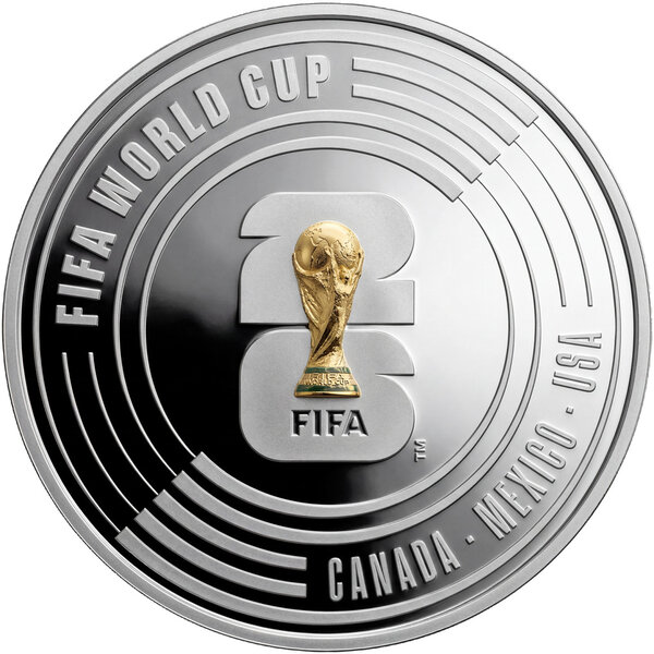 Monnaie FIFA WORLD CUP Argent 5€ Euro Portugal 2026