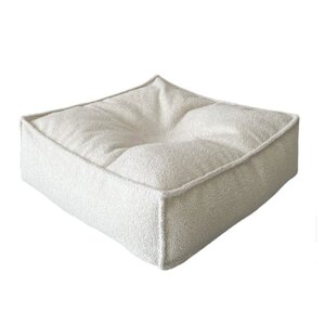 Petit Pouf enfante boucle crème