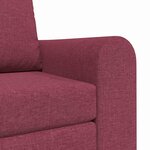 vidaXL Canapé-Lit Bordeaux 98 x 71 x 83 cm Velours