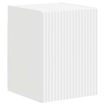 vidaXL Ensemble meuble TV 4 Pièces Blanc brillant Bois d'ingénierie