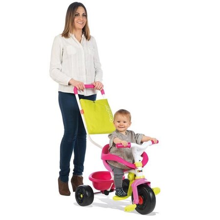 SMOBY Tricycle Enfant Evolutif Be Fun Confort Rose La Poste