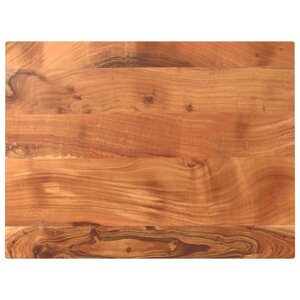 vidaXL Dessus de table 80x70x2 5 cm rectangulaire bois massif d'acacia